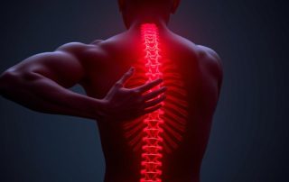 diagram of red spine nerve