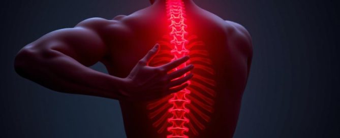 diagram of red spine nerve